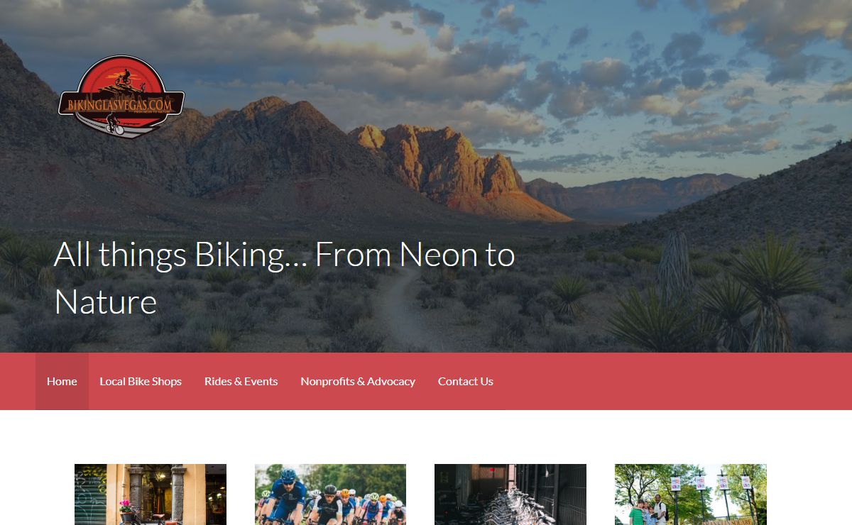 All things Biking... From Neon to Nature - Biking Las Vegas