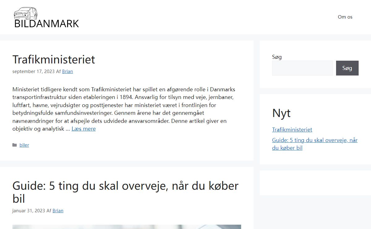 Bil Danmark - Her er hvad du skal vide om emnet