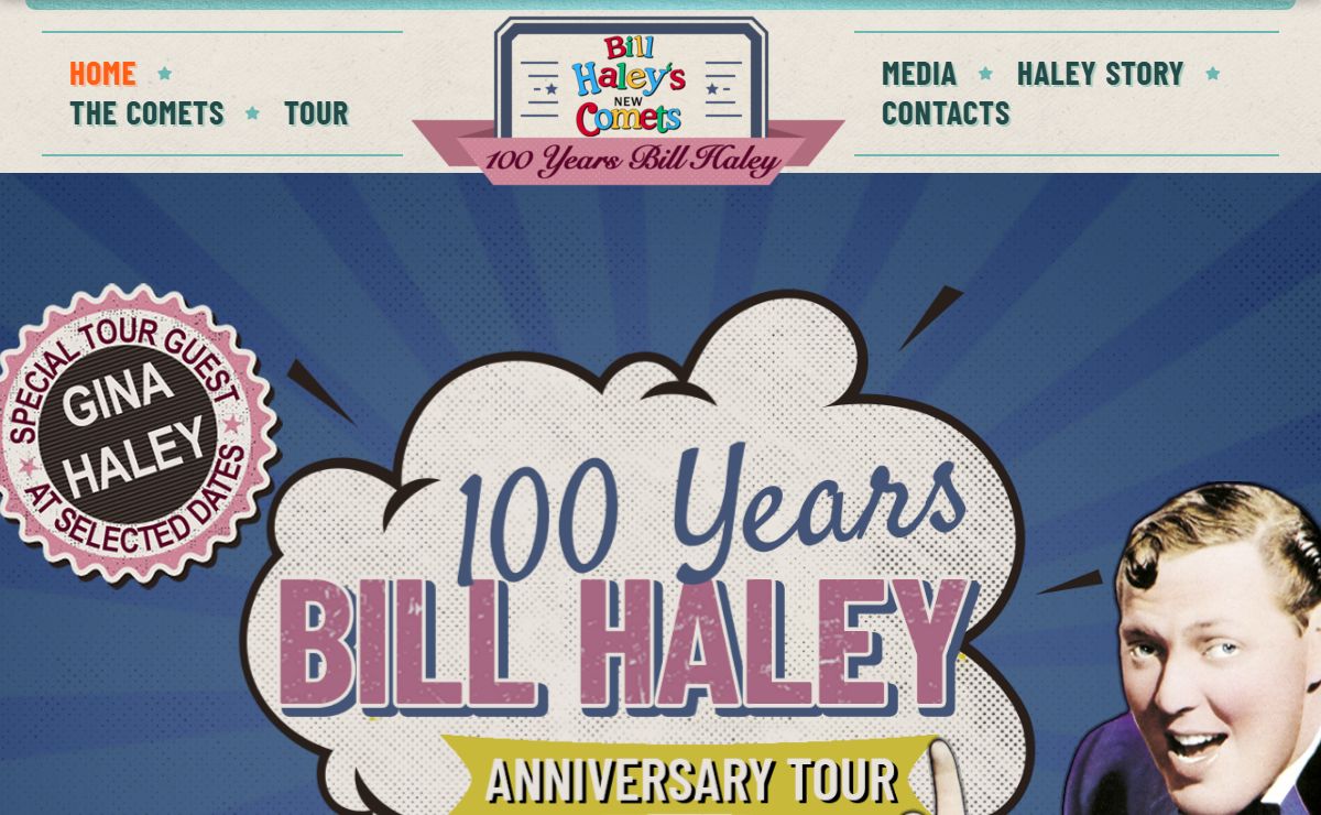 Bill Haley's Comets – celebrating 100 YEARS BILL HALEY
