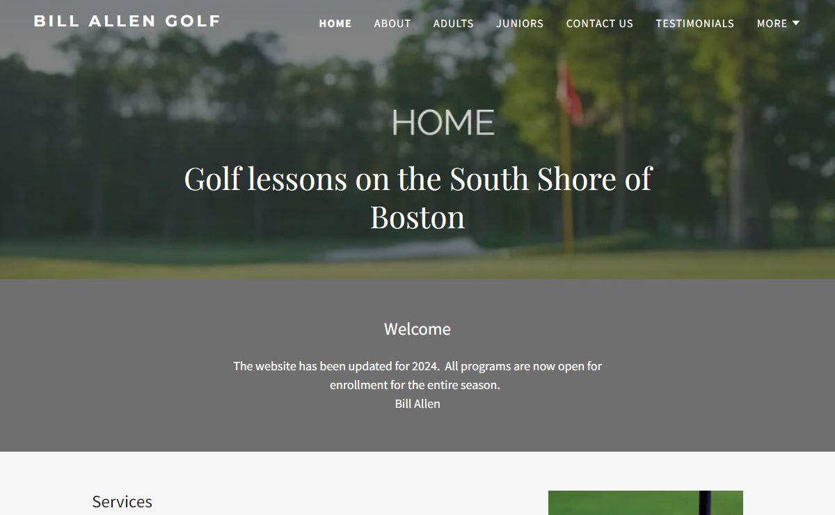 Bill Allen Golf - Golf Lessons, Adults and Juniors Golf Lessons