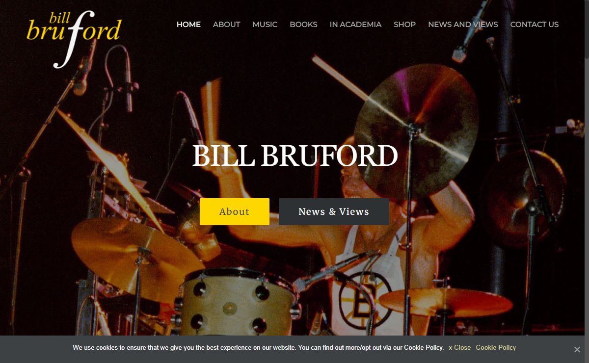 Official Website of Bill Bruford & Bill Bruford's Earthworks