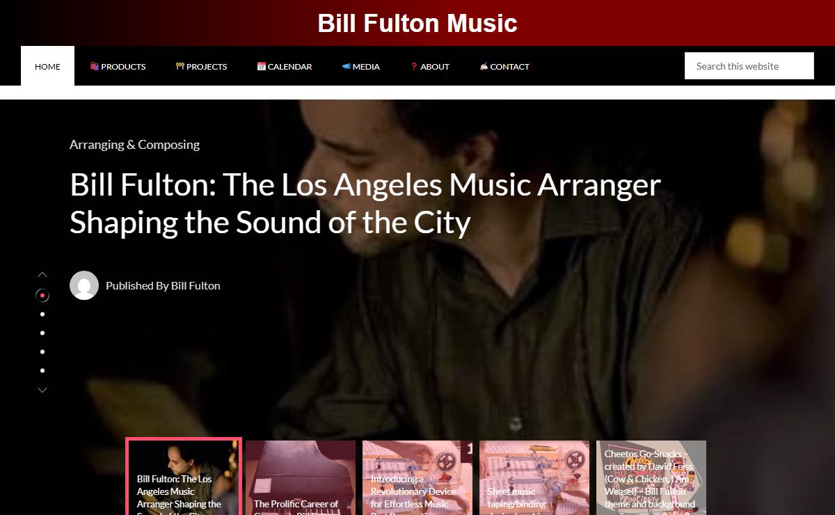 Bill Fulton Music – Welcome to Bill Fulton Music, where creativity meets expertise