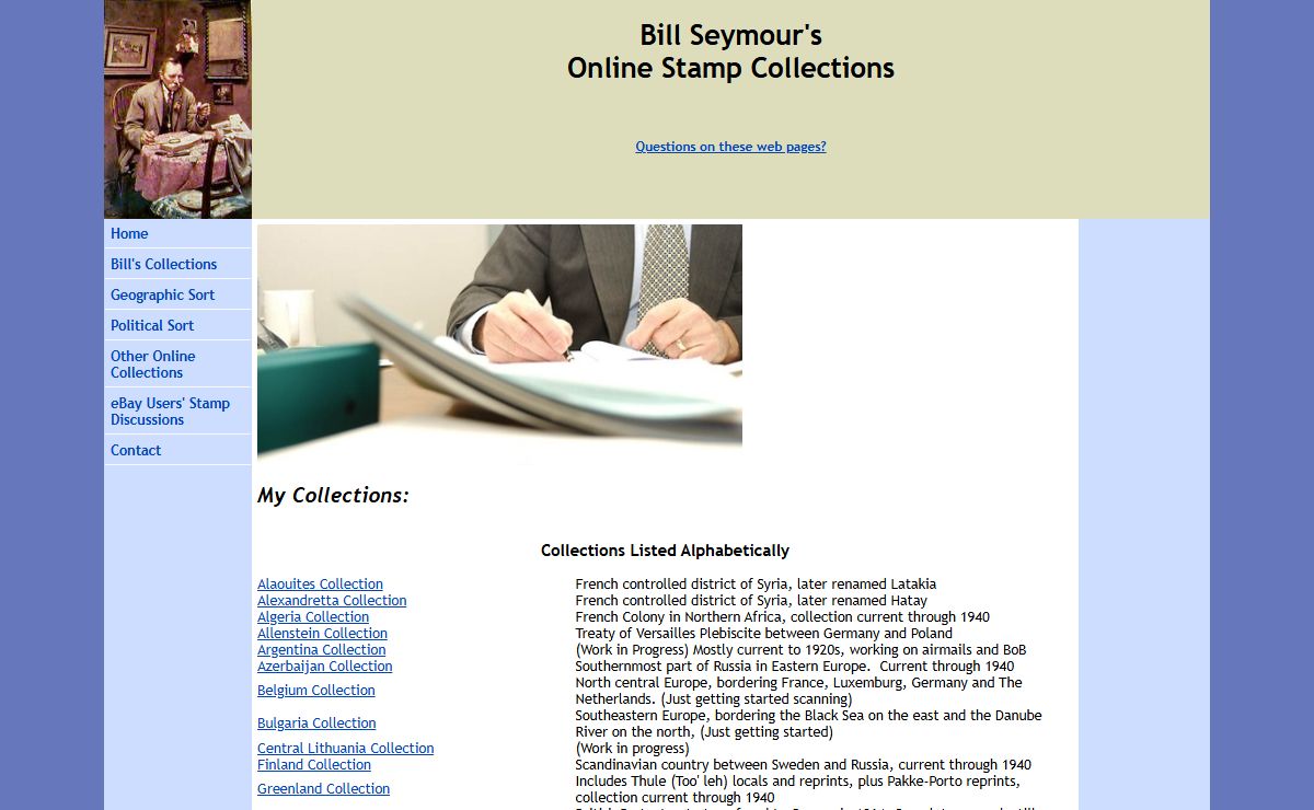 Bill Seymour's Online Stamp Collections
