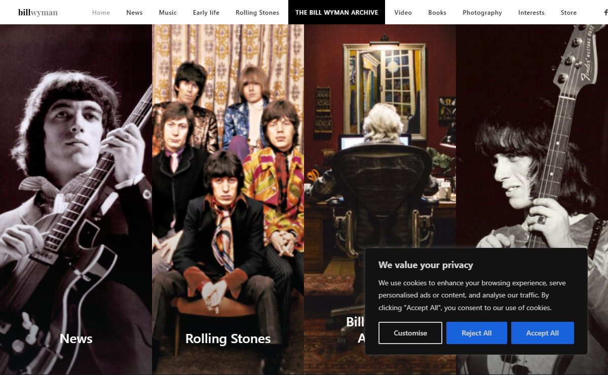 Bill Wyman – Former bass player with the Rolling Stones