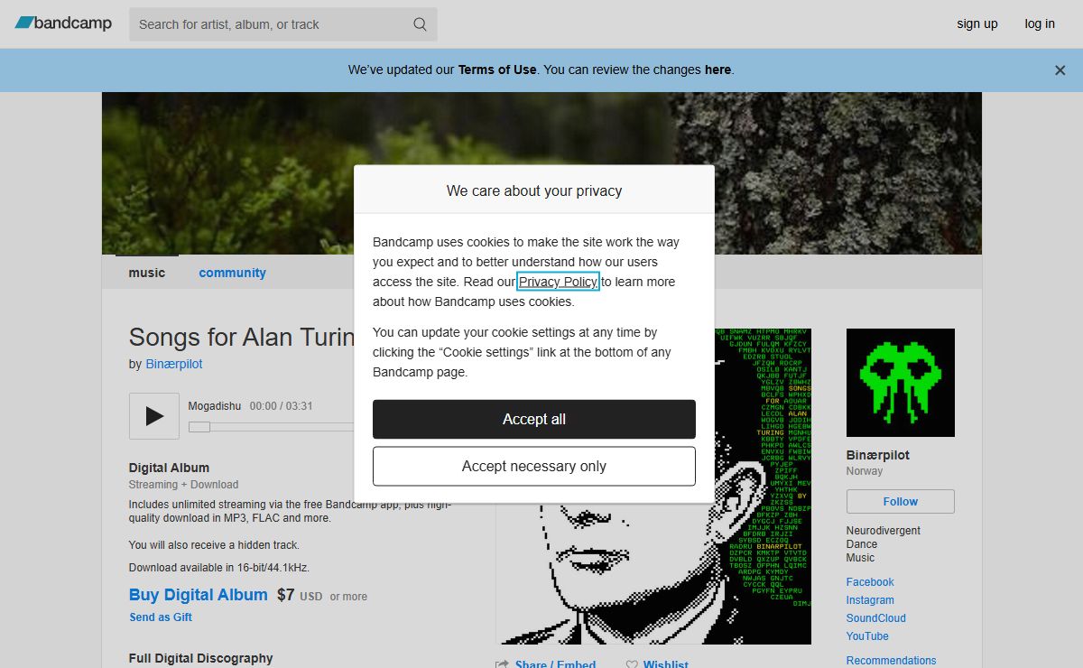 Songs for Alan Turing | Binærpilot