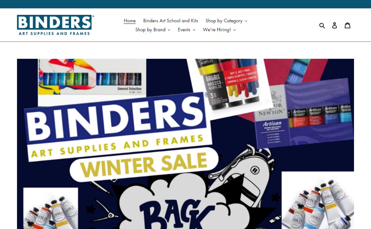 Fine Art Supplies & More | Art Framing Store | Binders Art