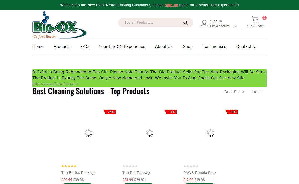 Best Cleaning Solution | Environmental Safe Products | Bio-OX