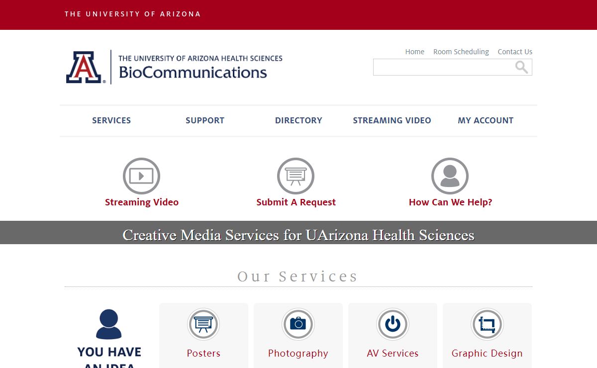 Our Services | UAHS Biocommunications
