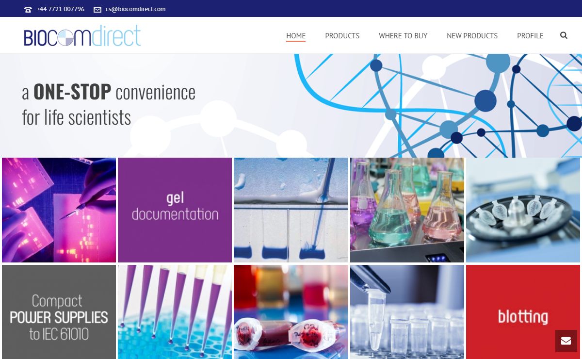 BIOCOMdirect – top quality scientific products at highly competitive prices