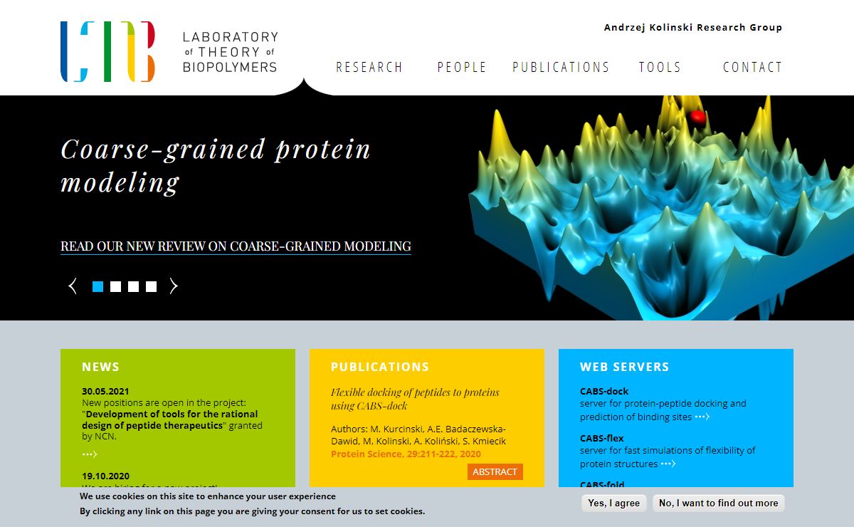 Laboratory of Theory of Biopolymers | Andrzej Kolinski's Research Group