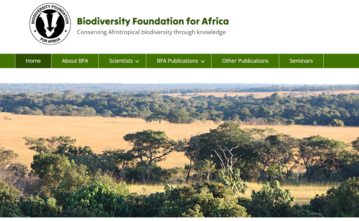 Biodiversity Foundation for Africa – Conserving Afrotropical biodiversity through knowledge