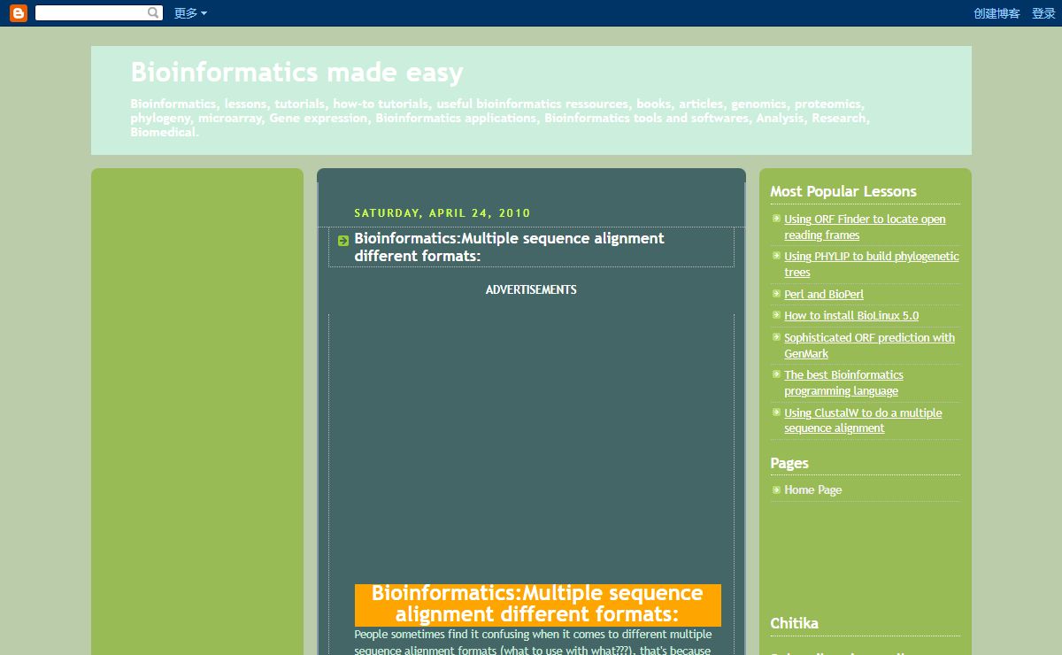 Bioinformatics made easy