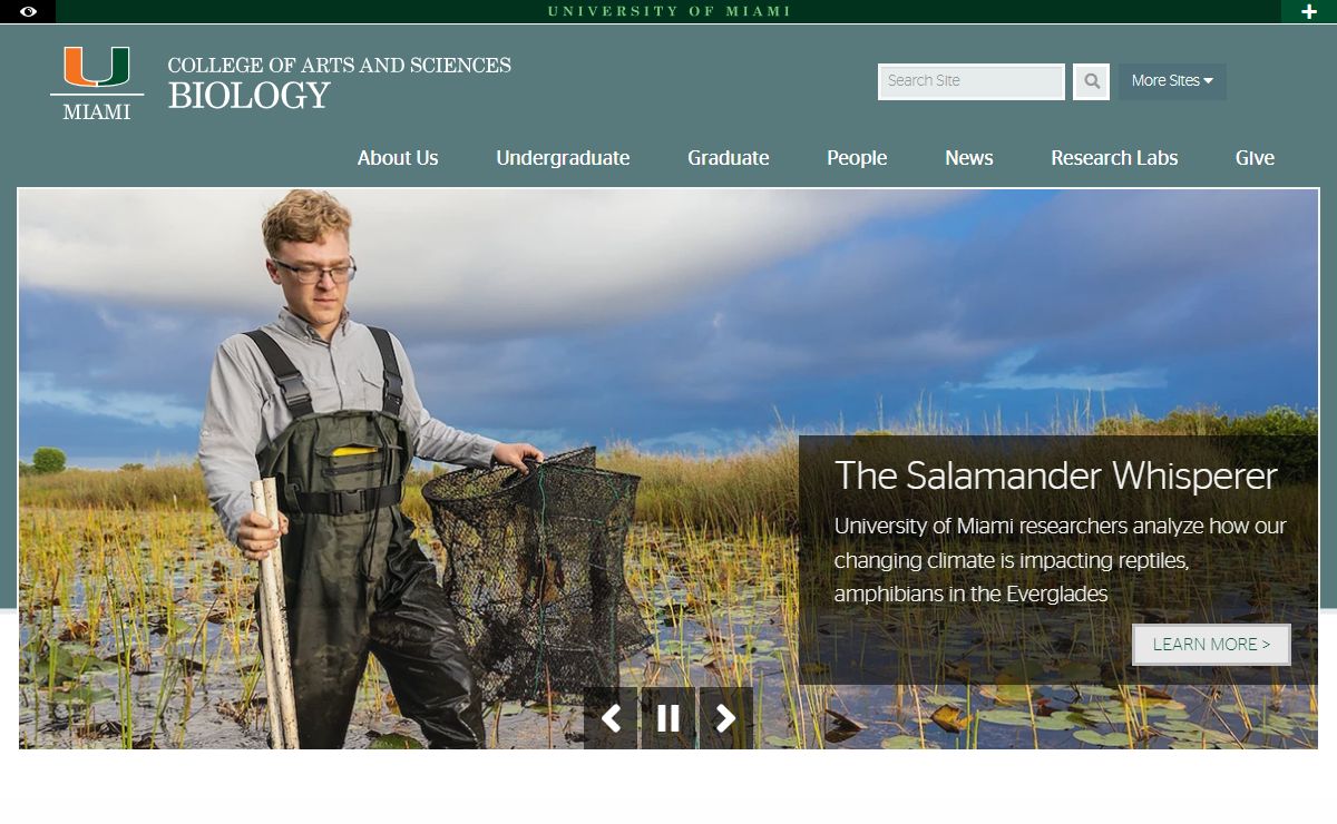 Department of Biology | College of Arts and Sciences