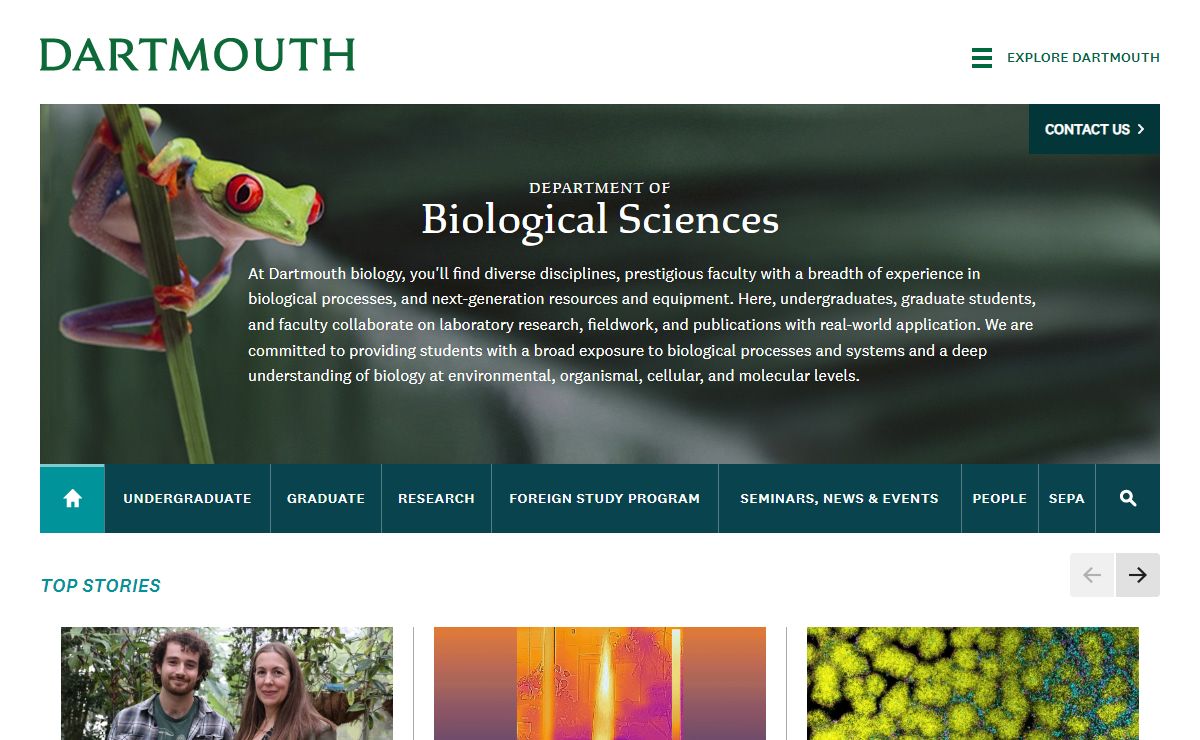 Home | Department of Biological Sciences