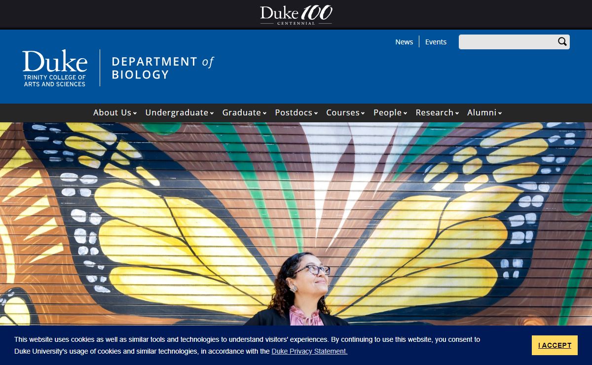 Front Page | Department of Biology