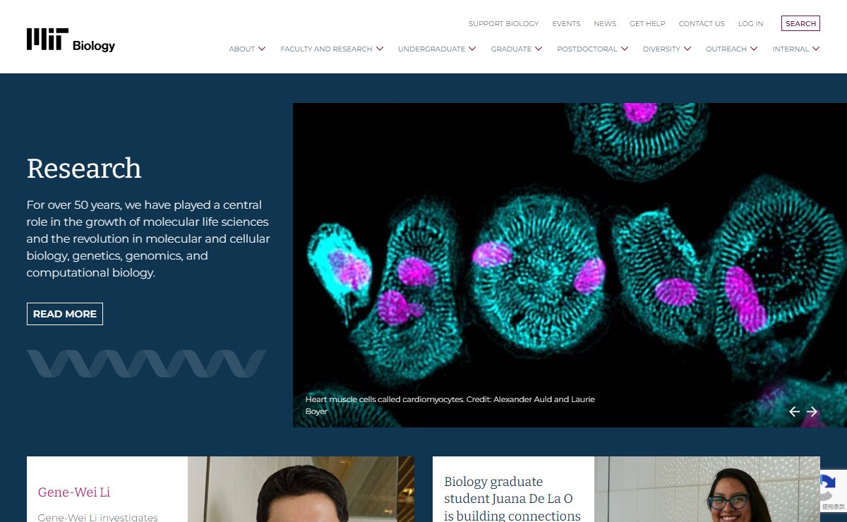 Homepage - MIT Department of Biology