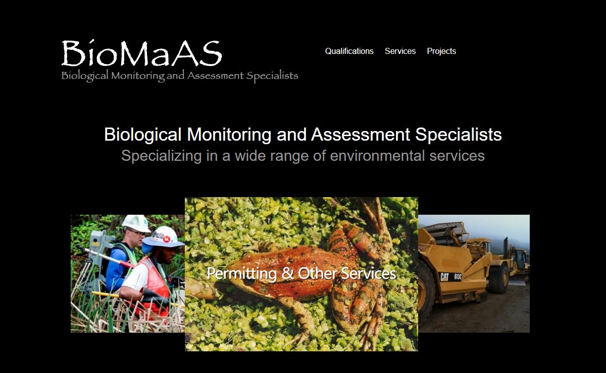 BioMaAS | Biological Monitoring and Assessment Specialists