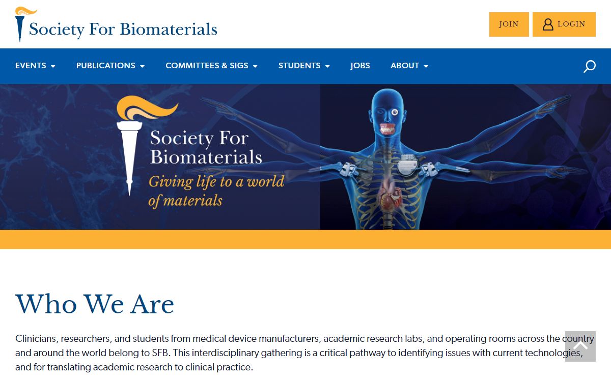 Society for Biomaterials (SFB)