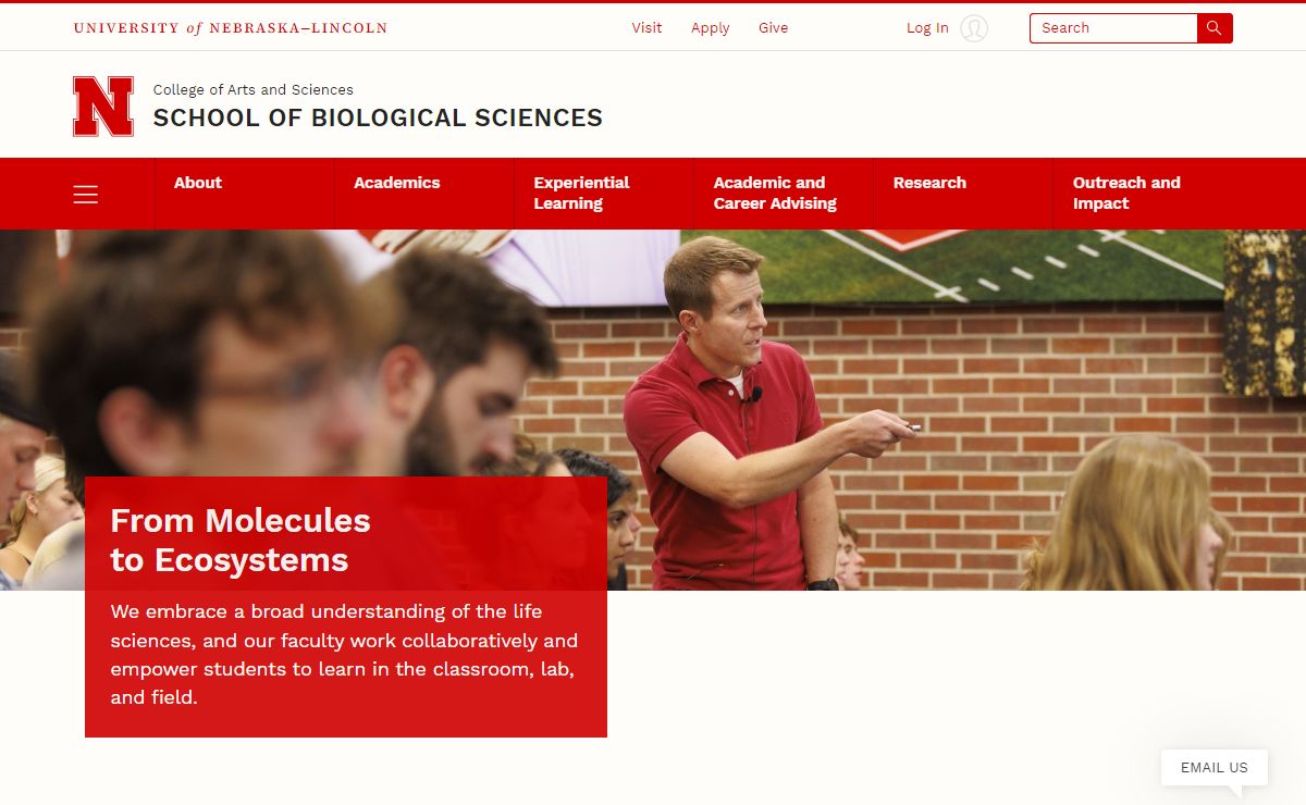 School of Biological Sciences | Nebraska