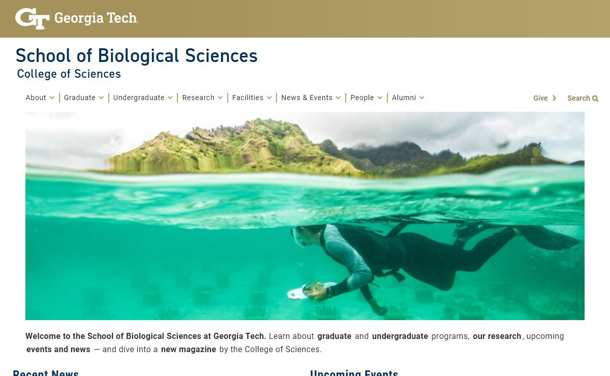 School of Biological Sciences | Georgia Institute of Technology | Atlanta, GA | Georgia Institute of Technology | Atlanta, GA |