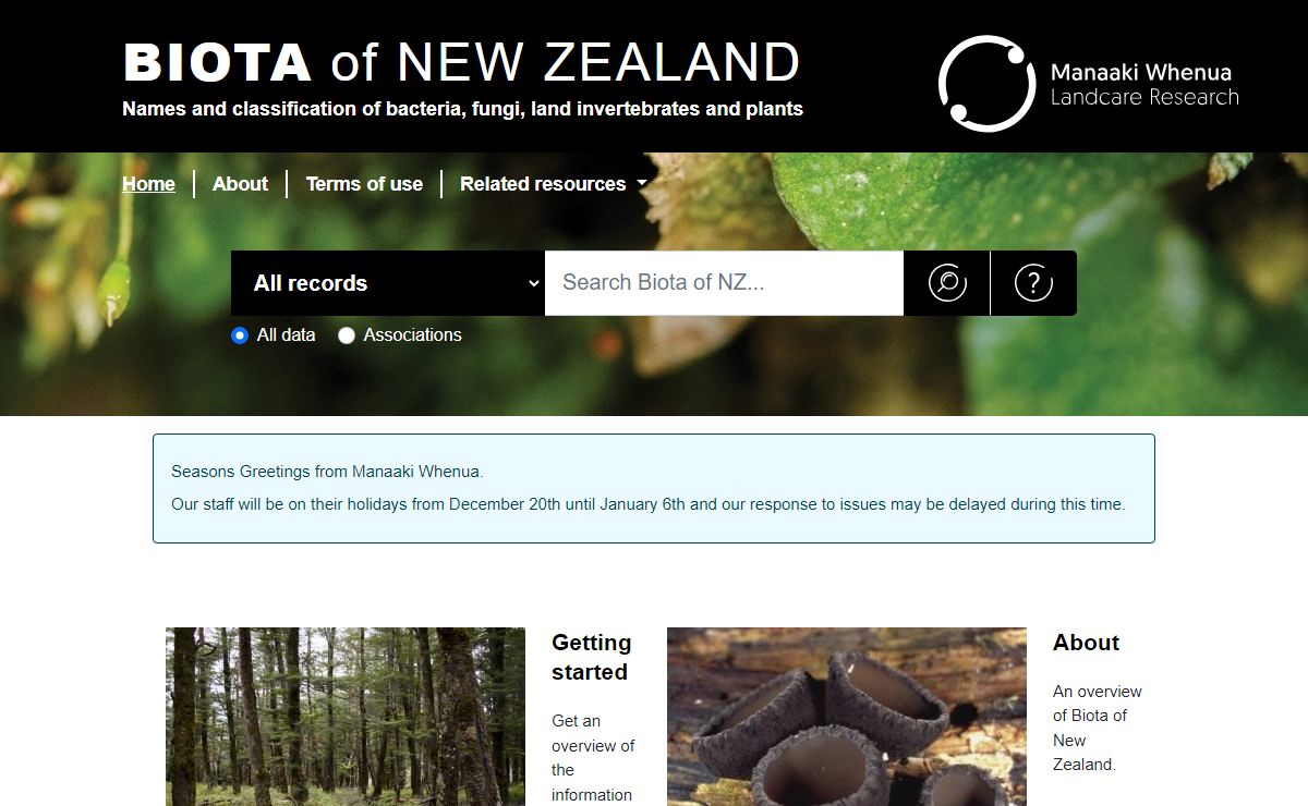 Biota of NZ