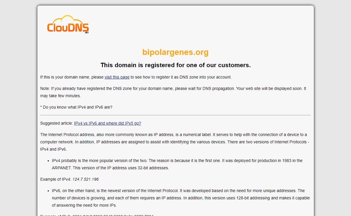 bipolargenes.org | IPv4 vs IPv6