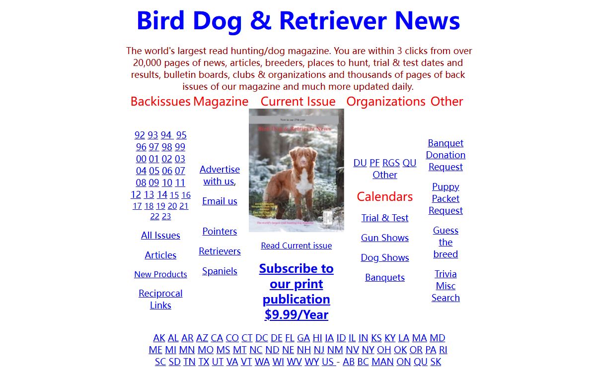 Bird Dog & Retriever News