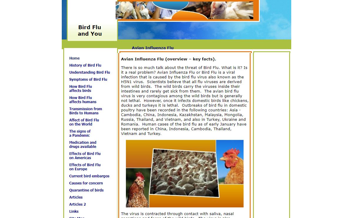 Bird Flu - Avian Influenza Flu