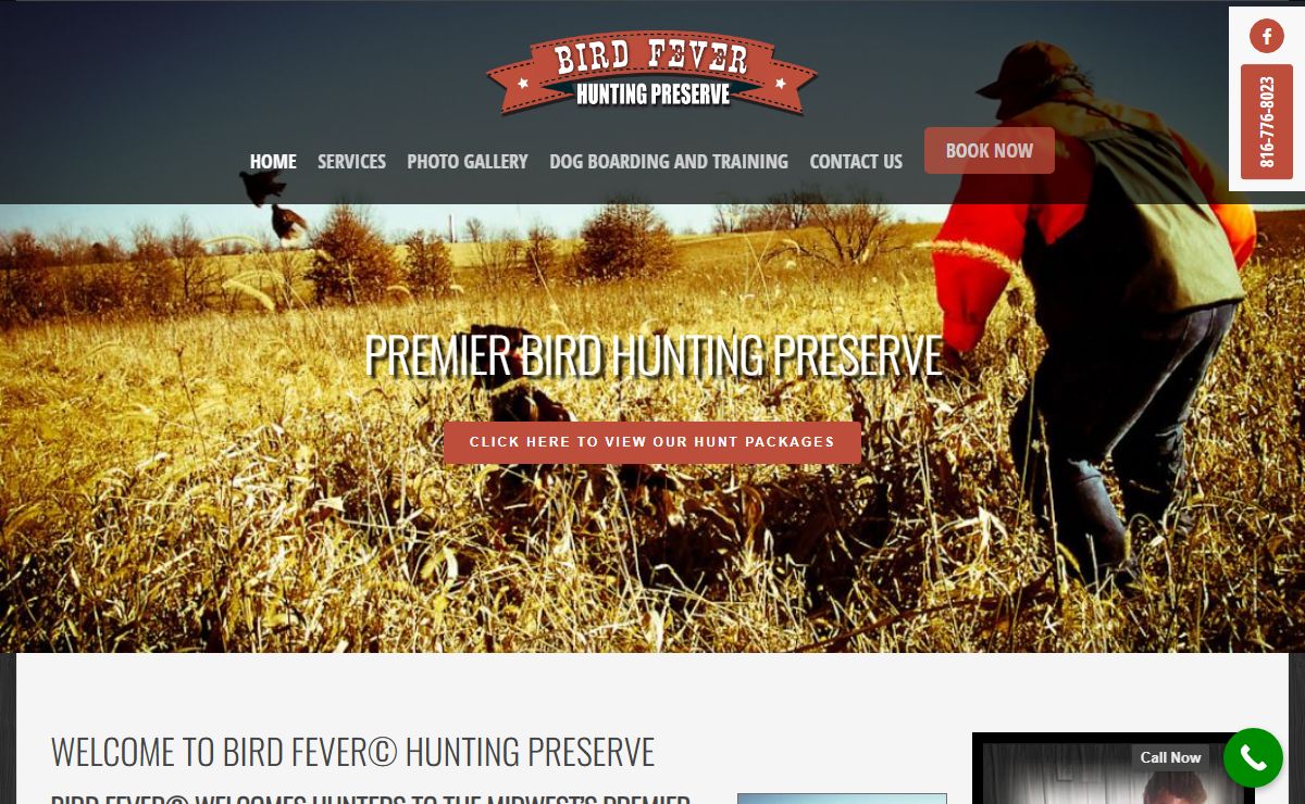 Welcome to Bird Fever© Hunting Preserve - Bird Fever Hunting Preserve - Qual, Pheasant & Chukar Guided Hunts