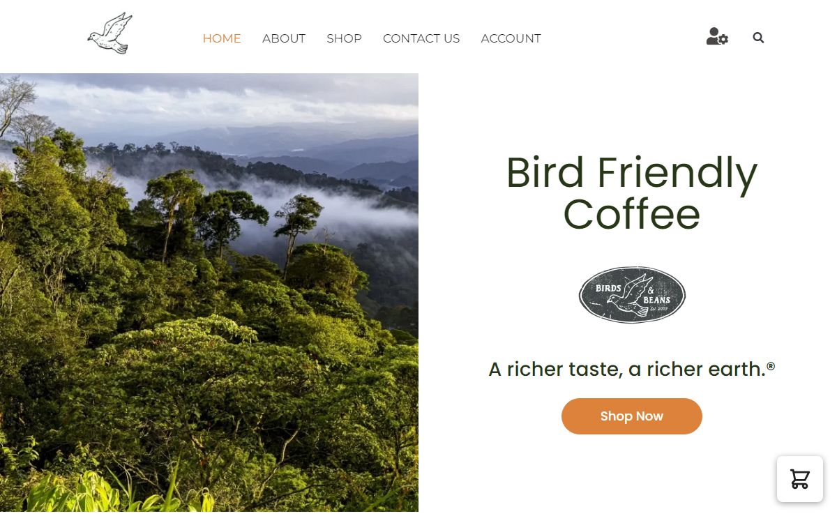 Birds and Beans Coffee Roasters – A richer taste, a richer earth.®
