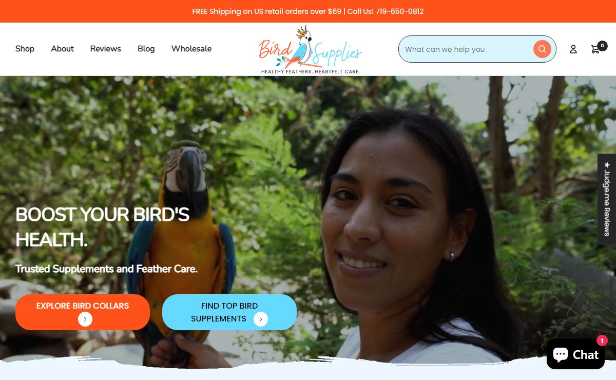 BirdSupplies: Boost Bird Health with Supplements