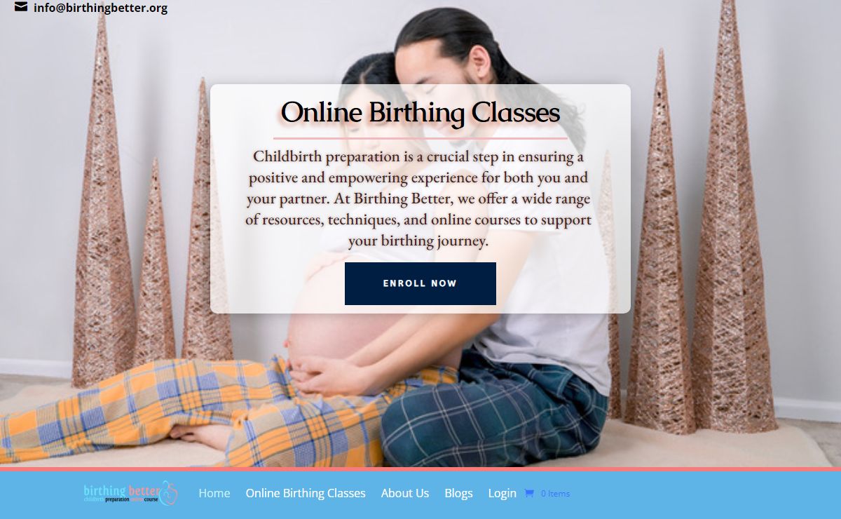 Online Birthing Classes For a Calmer Delivery - Birthing Better