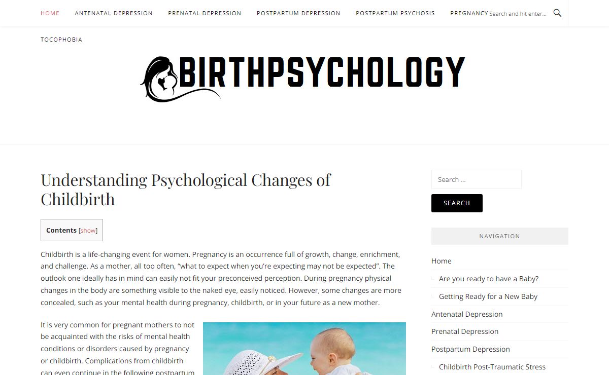 Understanding Psychological Changes of Childbirth