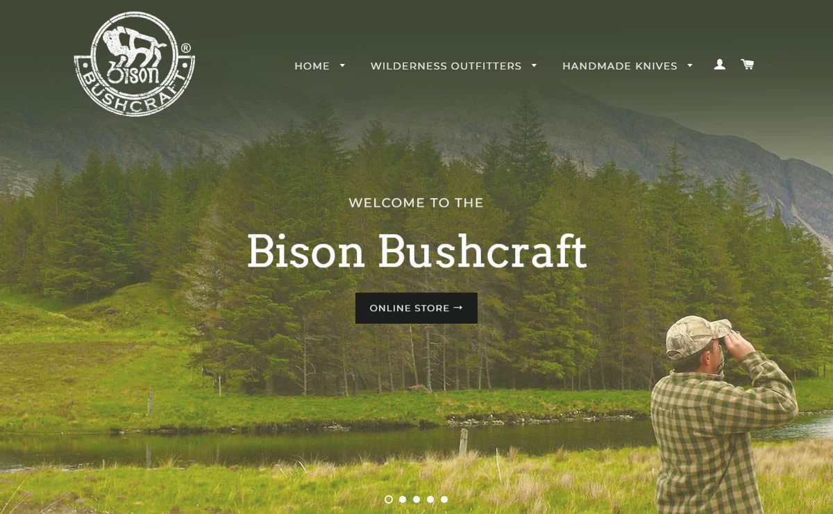 Bushcraft wilderness skills outfitters custom knives wool clothing – Bison Bushcraft
