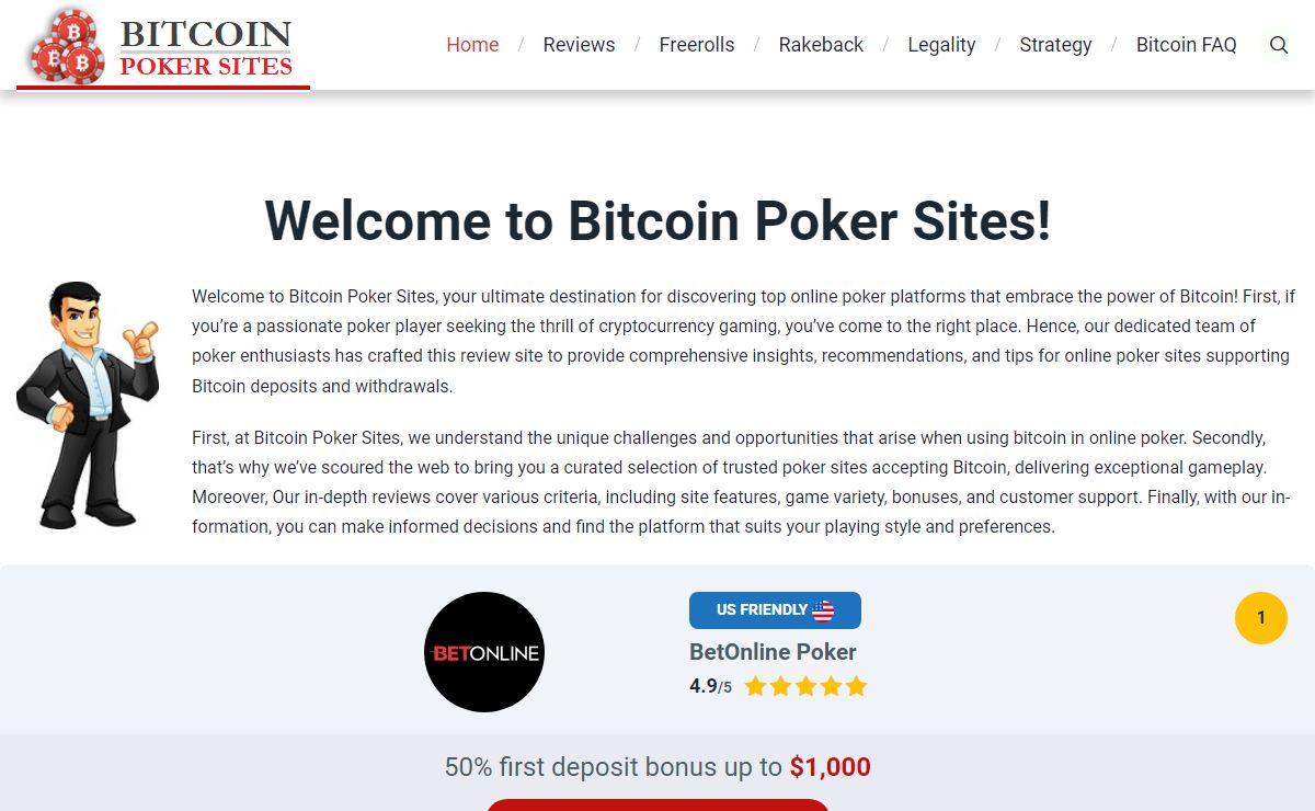 The Best Bitcoin Poker Sites - New and Epic 2023