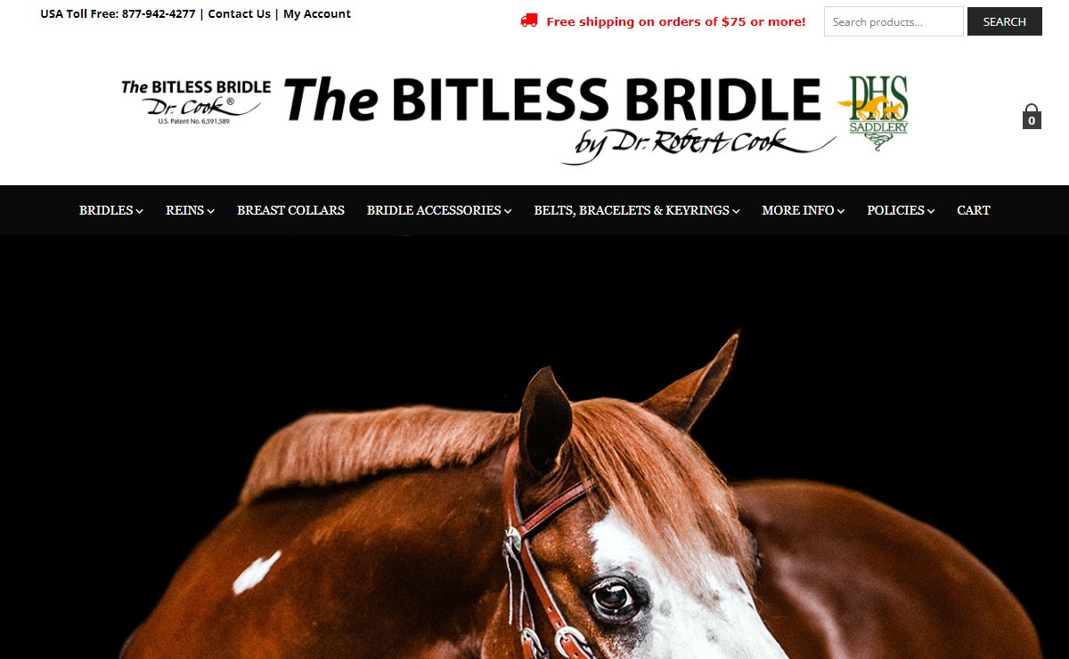 The Bitless Bridle by Dr. Cook | Official Site owned by PHS Saddlery