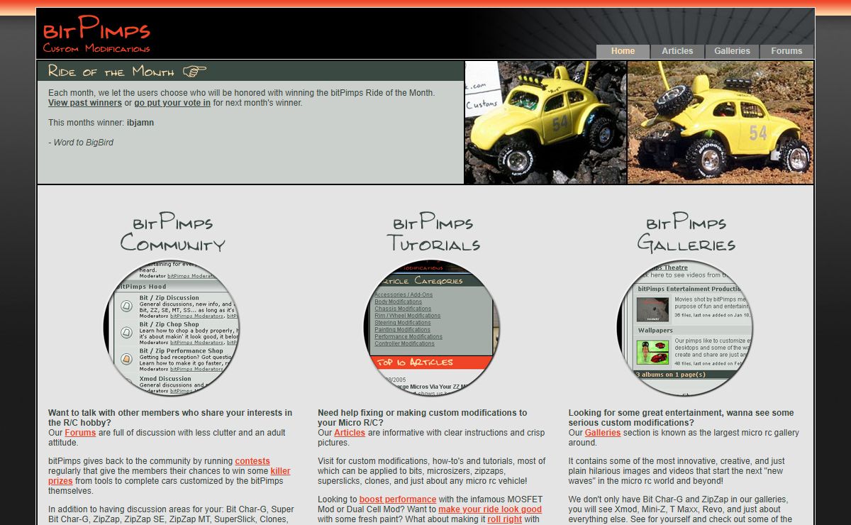 bitPimps Custom Modifications :: Doin' It To Your Momma's Chassis!