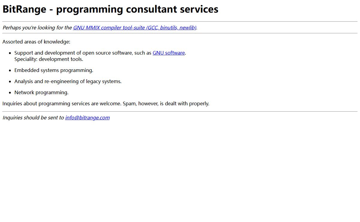 BitRange - Programming Consultant Services