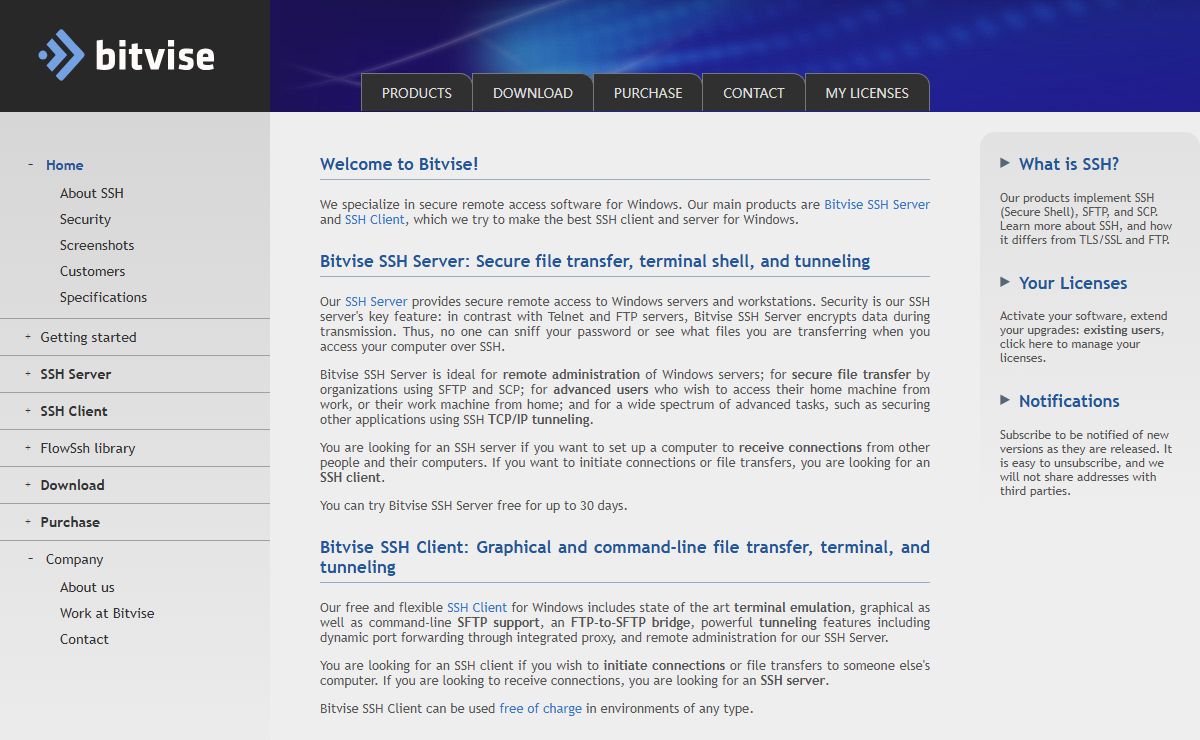 Bitvise: SSH software for Windows | Bitvise