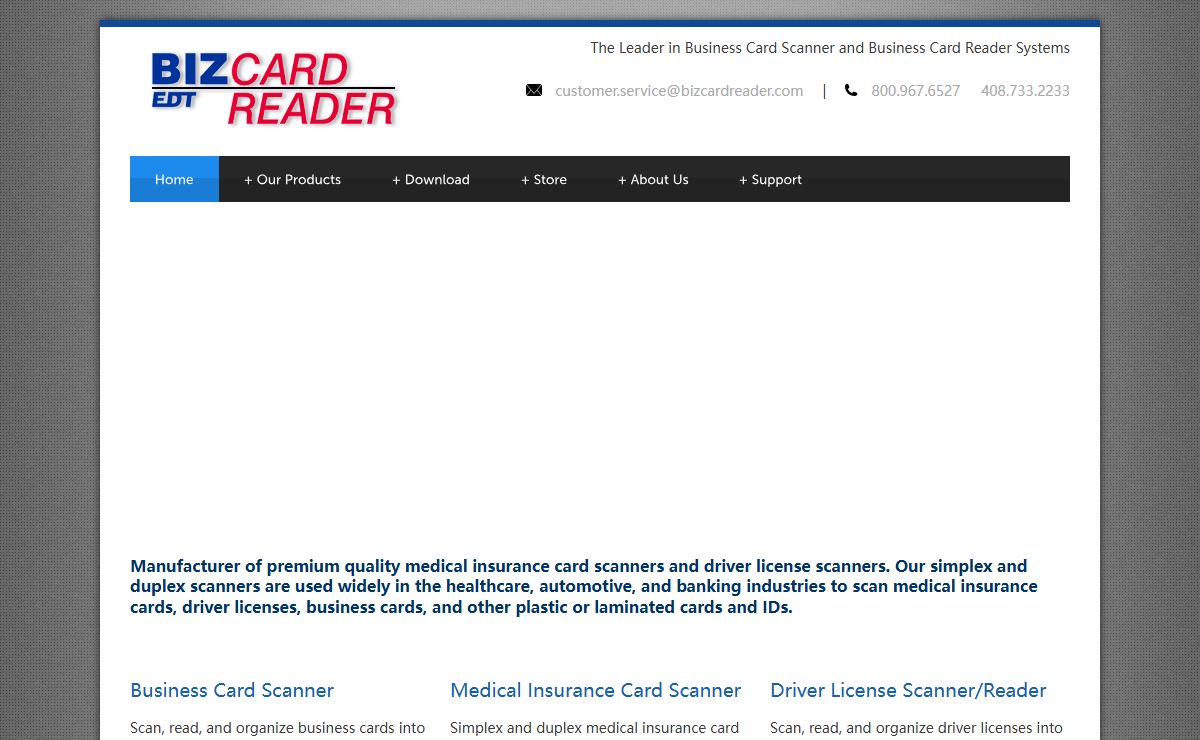 BizCardReader Medical Insurance Card and Driver License Scanner/Reader
