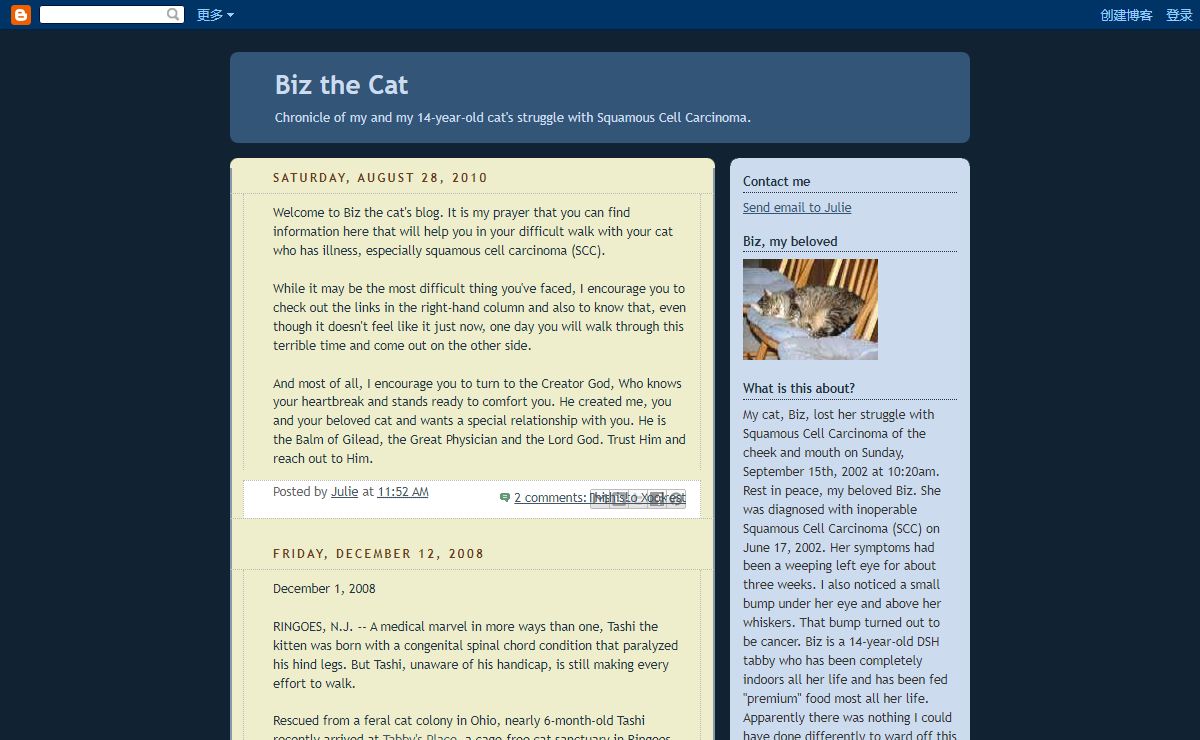 Biz the Cat