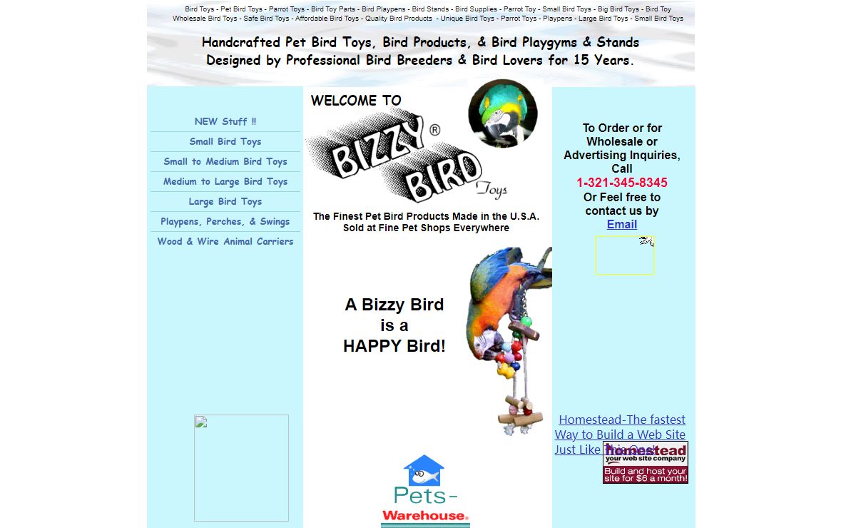 Bizzy Bird Toys - Pet Bird Toys and Parrot Toys