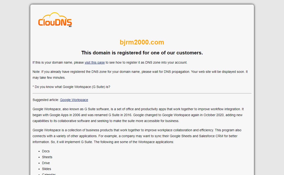 bjrm2000.com | Google Workspace