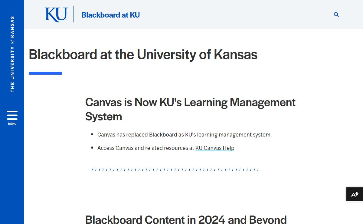 Home | Blackboard at KU