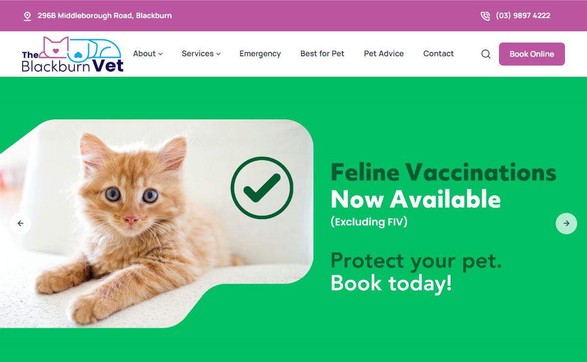 The Blackburn Vet - 296B Middleborough Road, Blackburn
