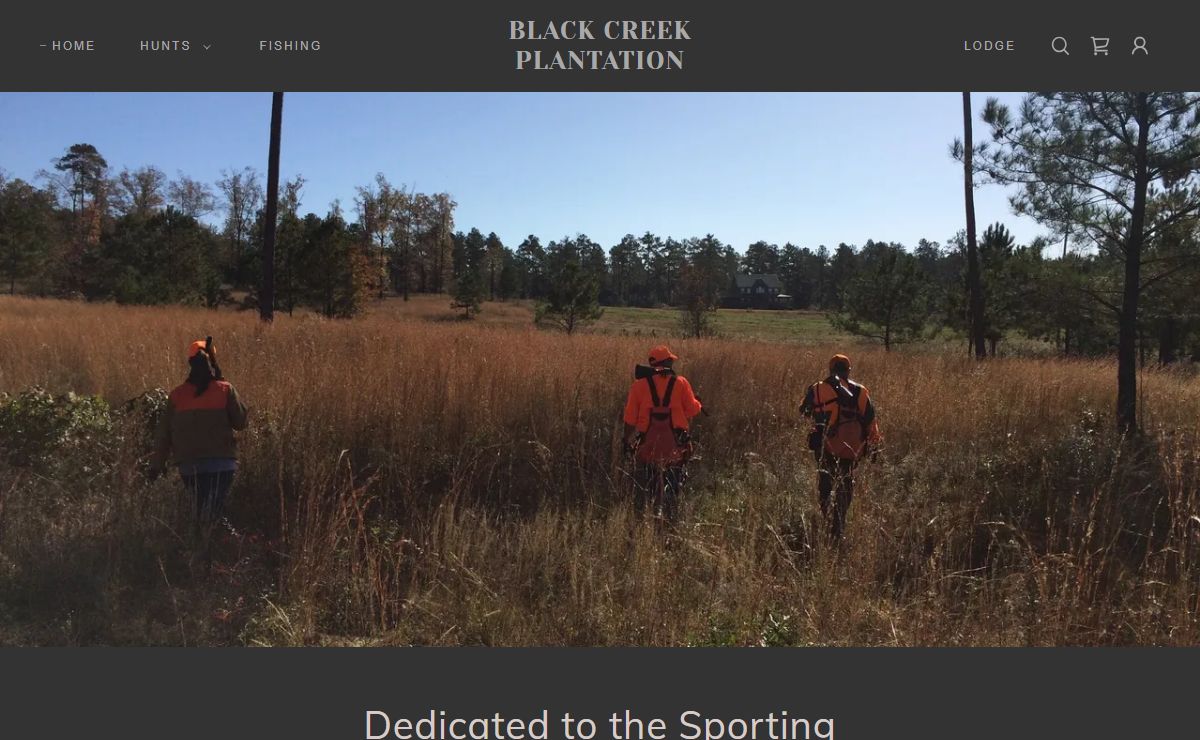 Black Creek Lodge - Quail Hunting, Hog Hunting, Duck Hunt