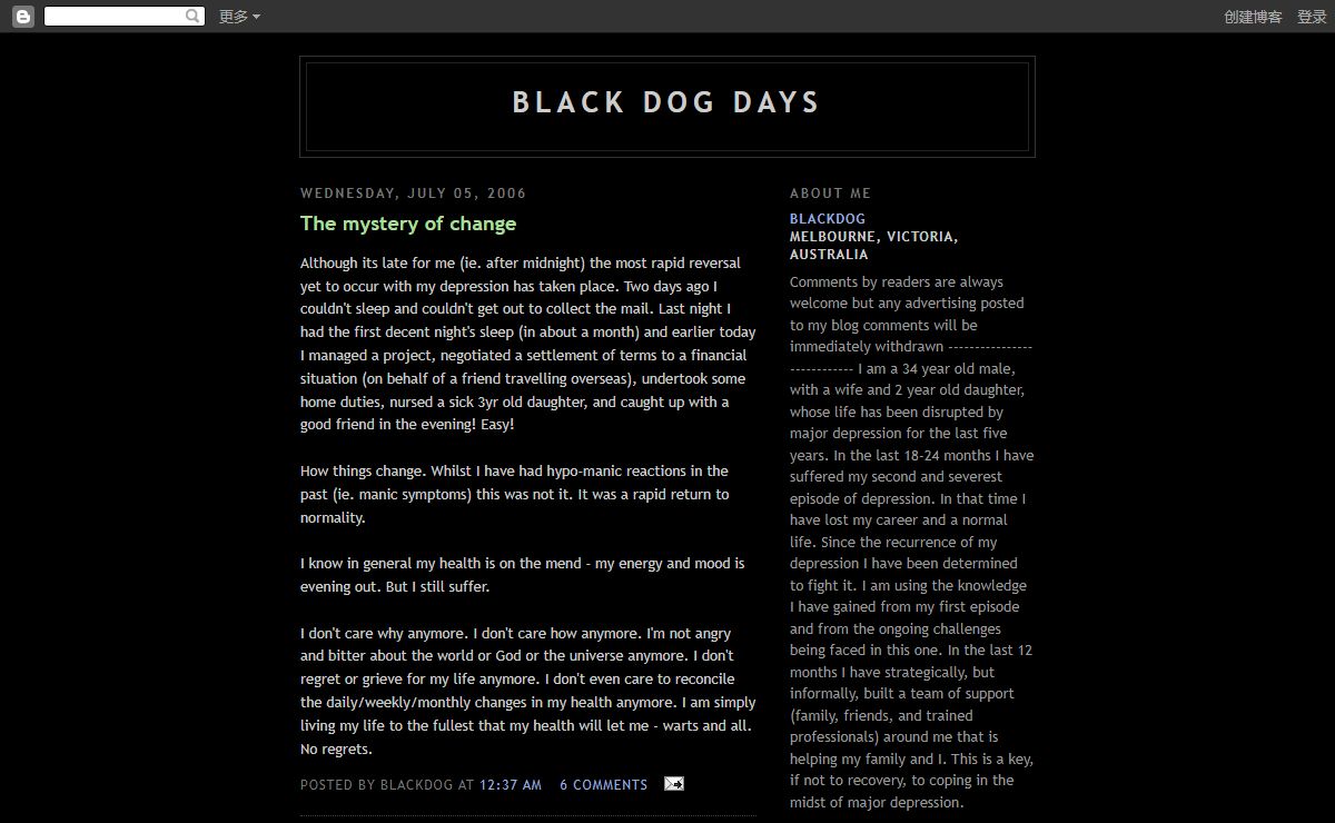 Black Dog Days