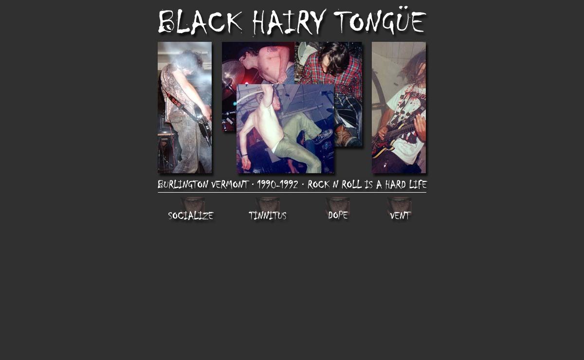 black hairy tongue