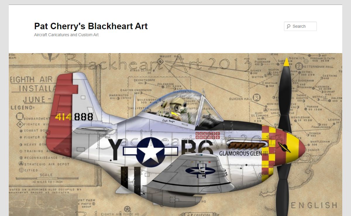 - Pat Cherry's Blackheart ArtPat Cherry's Blackheart Art | Aircraft Caricatures and Custom Art