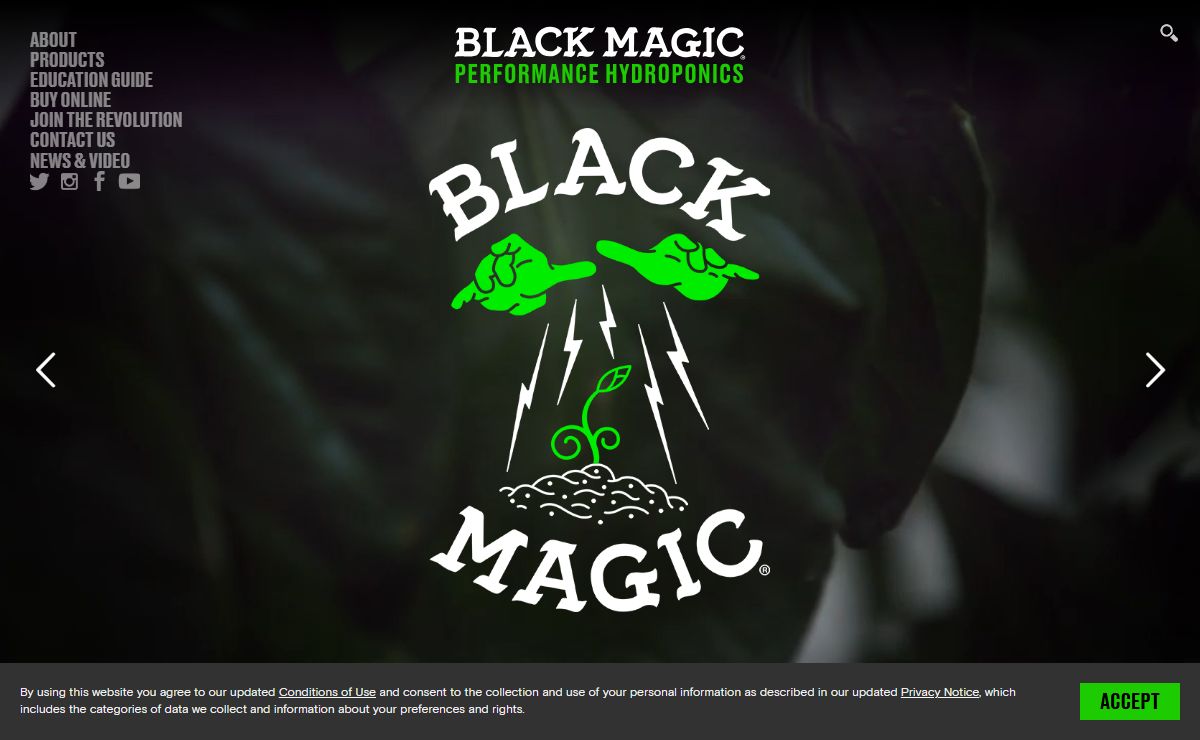Black Magic: Hydroponic Gardening Products - Indoor Growing Solutions